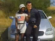 アフリカの屋外で刺激的なセックス